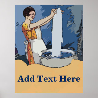 Poster Lave-linge