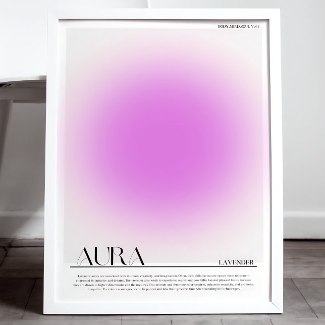 Poster Lavender Aura (Créateur téléchargé)