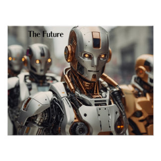 Poster L'Avenir, Les Robots En Roaming,
