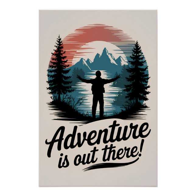Poster L'aventure est là dehors (Devant)
