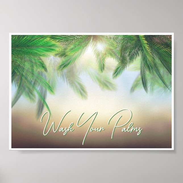 Poster - Lavez Vos Palmes (Devant)