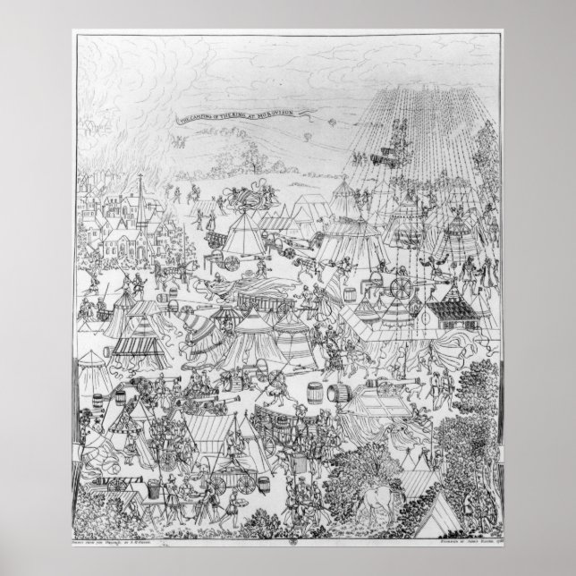 Poster L'campement du roi Henri VIII à Marquison (Devant)