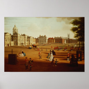 Poster Le 2ème Footguards sur le défilé aux gardes de