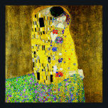 Poster Le baiser de Gustav Klimt, peintre symboliste, art<br><div class="desc">Gustav Klimt (14 juillet 1862 - 6 février 1918) était un peintre symboliste autrichien et l'un des membres les plus importants du mouvement de sécession de Vienne. Klimt est réputé pour ses peintures, ses peintures murales, ses croquis et autres objets d'art. Le sujet principal de Klimt était le corps féminin[1],...</div>
