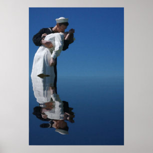 Poster Le baiser de la Seconde Guerre mondiale