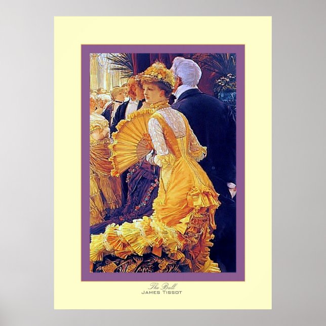 Poster Le bal ~ James Tissot ~ Art (Devant)