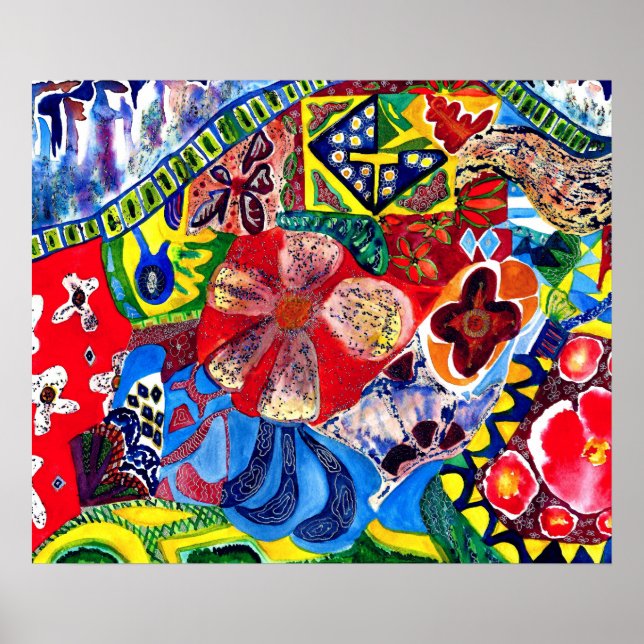 Poster Le Banc Un de Gaudi. (Devant)