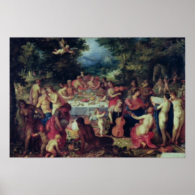 Poster Le Banquet des Dieux (Devant)