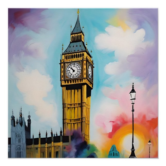 Poster Le Big Ben de Londres  (Devant)
