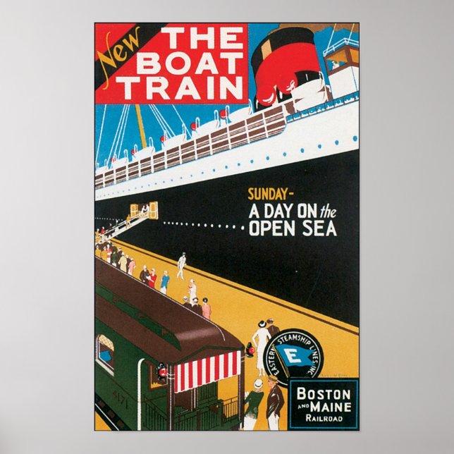Poster Le Boat Train (Devant)