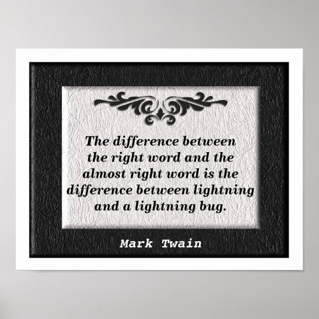 Poster Le bon mot ! (Devant)