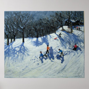 Poster Le bonhomme de neige