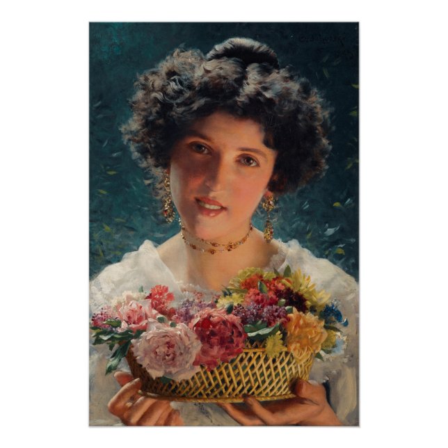 Poster Le bouquet CC0579 de Władysław Czachórski (Devant)