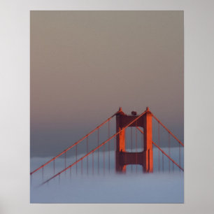 Poster Le brouillard envahit la baie de San Francisco rec