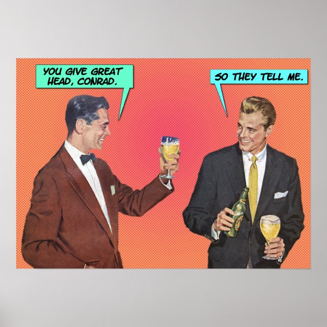 Poster Le Cadeau de Conrad [affiche gay drôle] (Devant)