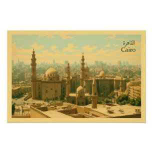 Poster Le Caire - Égypte