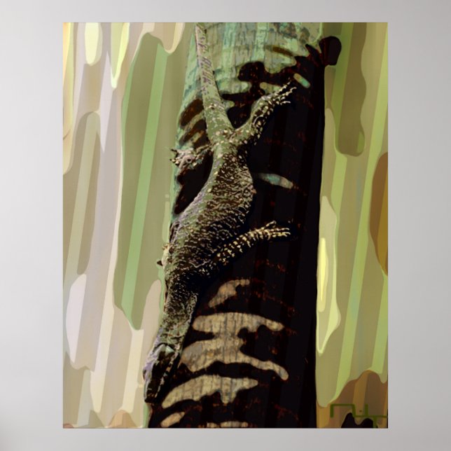 Poster Le camouflage de Lizard (Devant)