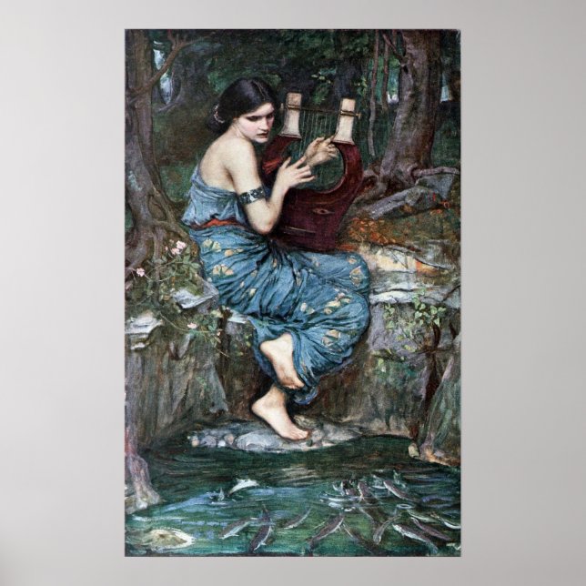 Poster Le Charmer - Waterhouse (Devant)