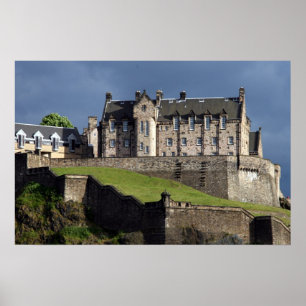 Poster le château d'edinburgh