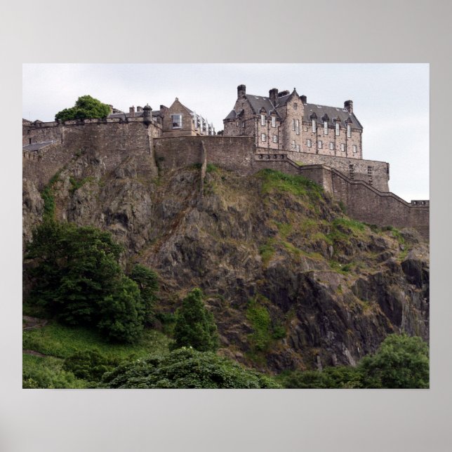 Poster le château d'edinburgh (Devant)