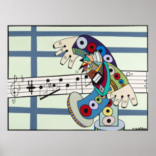 Poster "Le chef d'orchestre" par Ruchell Alexander