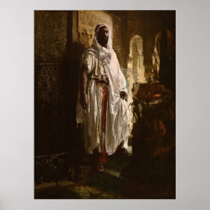 Poster Le chef maure de l'art africain