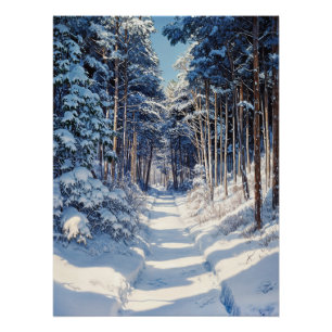 Poster Le chemin de l'hiver