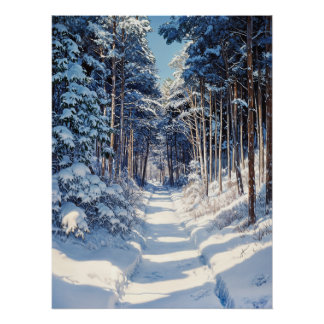 Poster Le chemin de l'hiver