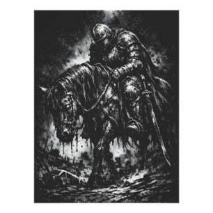 Poster Le Chevalier Déchu par BurnsInHell
