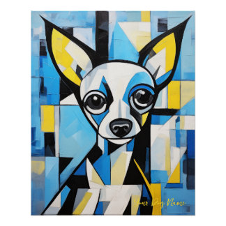 Poster Le Chihuahua Portrait 005 - Sable Gabriel