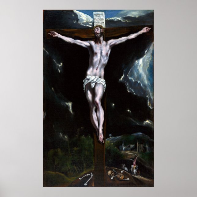 Poster Le Christ El Greco Sur La Croix (Devant)