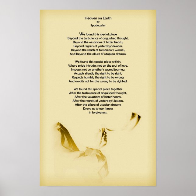 Poster Le ciel sur Terre (Devant)