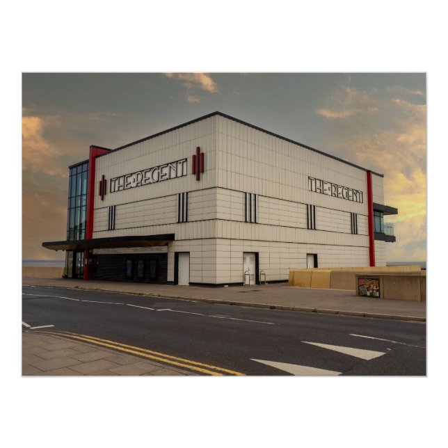 Poster Le cinéma Regent, Redcar (Devant)