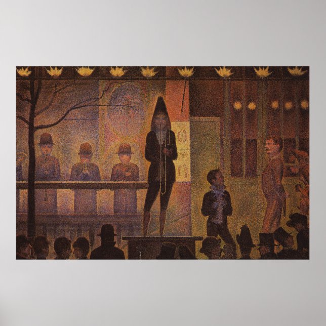Poster Le cirque de Seurat (Parade de Cirque) (Devant)