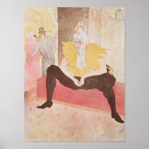 Poster Le Clowness Cha-U-Kao Siège, 1896