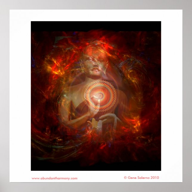 Poster Le coeur des Mandalas (Devant)