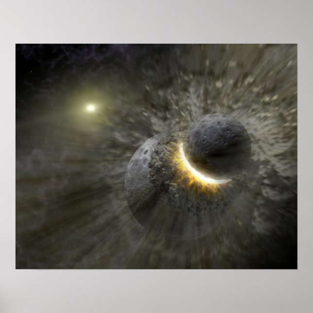 Poster Le concept de l'artiste Space Collision à Vega (Devant)