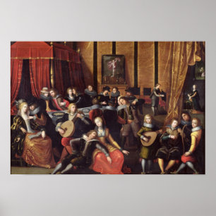 Poster Le concert espagnol ou, le repos vaillant