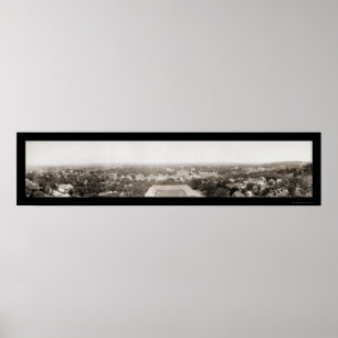 Poster Le Conseil bluffe la photo 1908 de l'Iowa