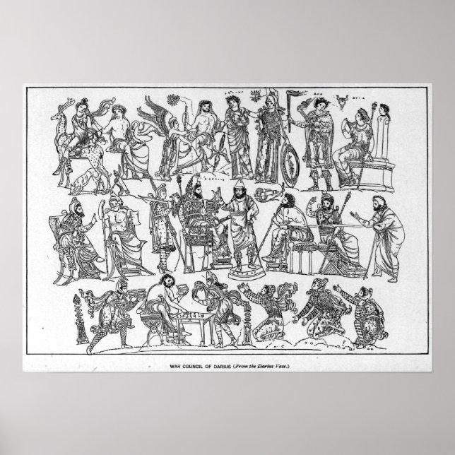 Poster Le Conseil de guerre de Darius (Devant)