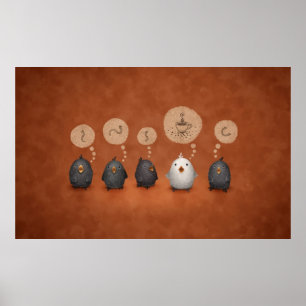 Poster Le Corbeau Blanc