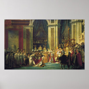 Poster Le couronnement de Napoléon