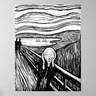 Poster Le cri d'Edvard Munch