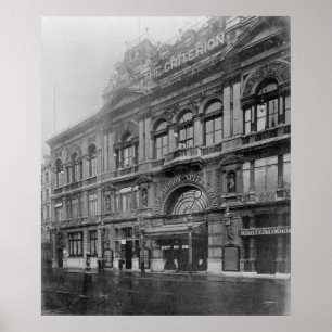 Poster Le critère de Restaurant et Theatre, 1902
