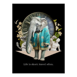 Poster Le devis Voyageur Aventuré