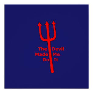 Poster Le Diable M'A Fait Le Faire