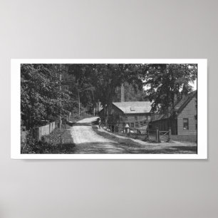 Poster Le diamant fraise Cie. de papier Millburn NJ