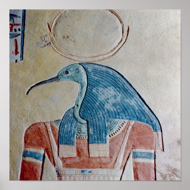Poster Le dieu Thoth (Devant)