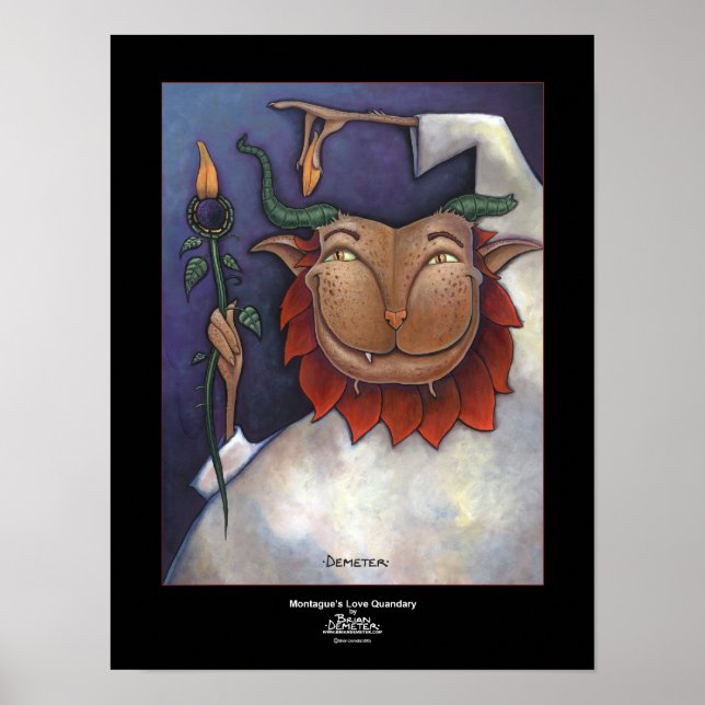 Poster Le dilemme de l'amour de Montague (Devant)