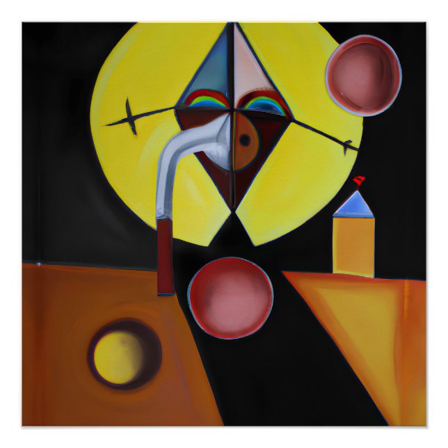 Poster Le docteur de la peste - Peinture à l'huile (Devant)